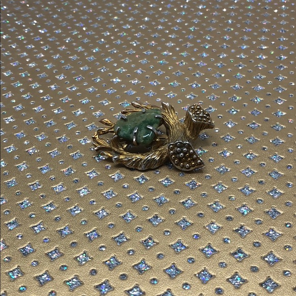 Vintage Gemstone Pen Gold Tone - Picture 3 of 7